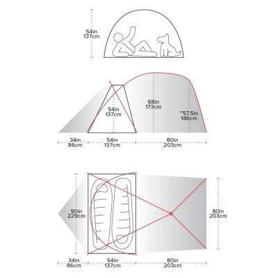 Палатка Big Agnes Wyoming Trail 2 olive (021.0168) | Зображення 8