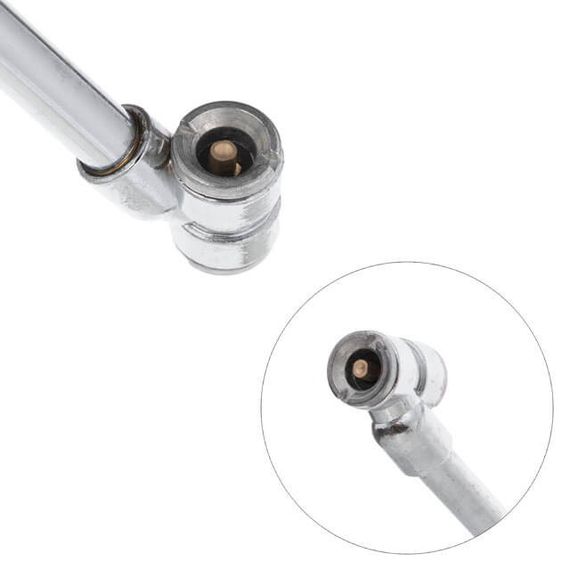 Подовжувач для накачування здвоєних і звичайних коліс двосторонній, з ручкою та двома типами з'єднання (на шланг1 | Зображення 2