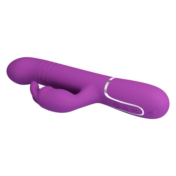 Вибратор-кролик с ротацией PRETTY LOVE Coale фиолетовый, 22.6 х 3.7 см Sex Aura | Зображення 6
