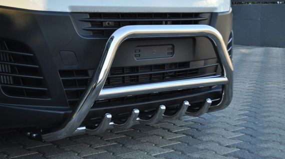 Кенгурятник WT003 (нерж) для Opel Vivaro 2019-2024 гг | Зображення 2