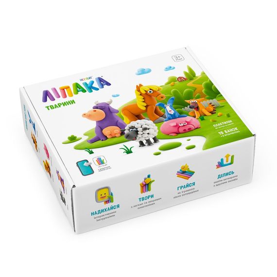 Меганабор самозатвердевающего пластилина Домашние животные ЛИПАКА 15012-UA01 | Зображення 2