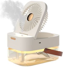 Настольный вентилятор Q7 с водяным охлаждением 3600 mAh White