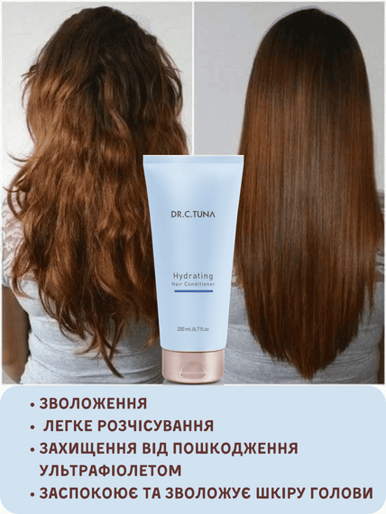 Зволожувальний кондиціонер для волосся Farmasi Hydrating Dr. C.Tuna 200 мл | Зображення 1