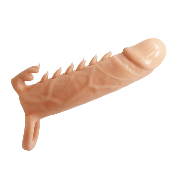 Подовжуюча насадка на пеніс з кільцем PRETTY LOVE PENIS SLEEVE EMMIT sexstyle | Зображення 3