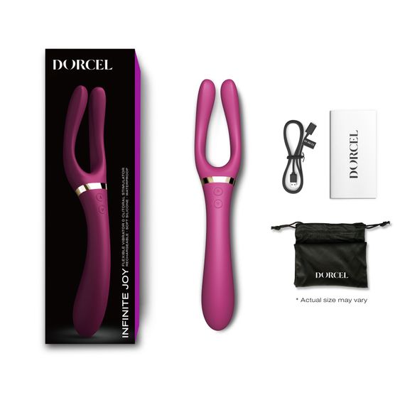 Вібратор-стимулятор Dorcel INFINITE JOY PLUM, багатофункціональний, унісекс | Зображення 5
