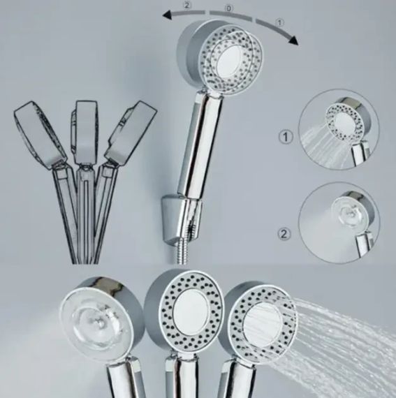 Озера для душу двостороння MULTIFUNCTIONAL FAUCET з відсіком для шампуню | Зображення 5