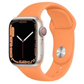 Ремінець Hoco WA01 Flexible series Apple watch (38/40/41mm) Crimson Cherry Calendula