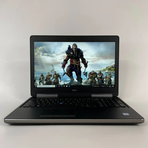 Мобильная рабочая станция Dell Precision 7520 / 15.6" (1920x1080) IPS / Intel Core i7-7700HQ (4 (8) ядра по 2.8 - 3.8 GHz) / 16 GB DDR4 / 256 GB SSD / AMD Radeon Pro WX 4150, 4 GB GDDR5, 128-bit / HDMI б/у + Подарок Мышь / USB | Зображення 1