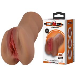 Мастурбатор вагіна CRAZY BULL - Caroline, Double holes TPR Sex Aura