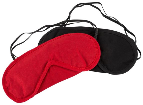 Маски - Cottelli Collection Blindfold Set, 2 шт. Sex Aura | Зображення 1