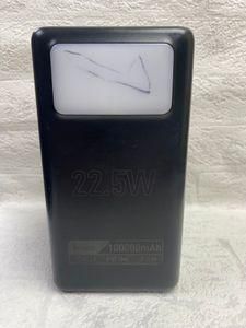 Повербанк Hoco 100000mAh 65W з швидкою зарядкою для ноутбука PD 6 USB 2 Type-C PowerBank з ліхтарик  бу глюче