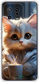 Чохол на Xiaomi 13 Білий кіт "5646sp-2957-2448"
