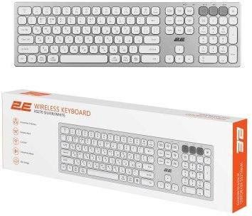 Клавіатура 2E KS270 Silver/White (2E-KS270WBWH_UA) | Зображення 2