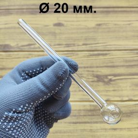 Стеклянная трубка Pocketbowl Long Oil Clear