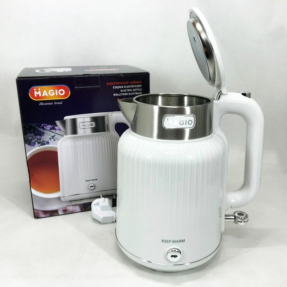 Електричний чайник із сучасним зовнішнім виглядом Magio, Надійний електричний чайник WL-17 | Зображення 5