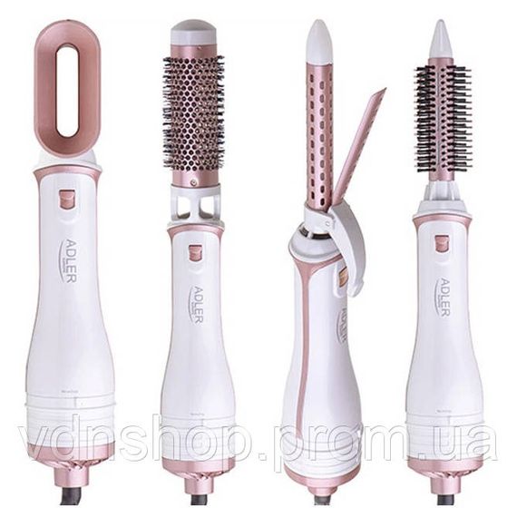 Фен гребінець для укладання волосся Adler, Фен для укладання волосся салонний Фен-браш YR-62