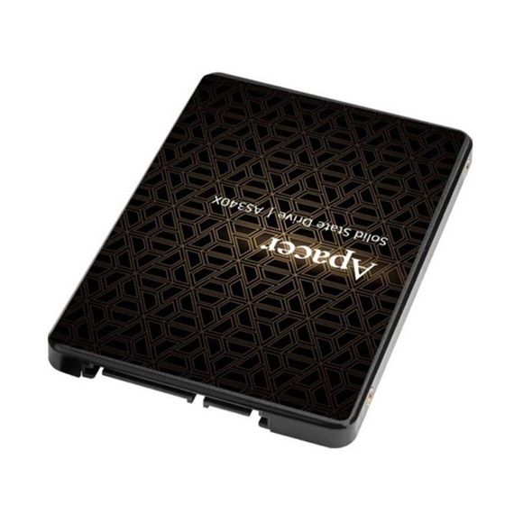 SSD диск Apacer AS340X 480GB 2.5" 7mm SATAIII 3D NAND Read/Write: 550/520 MB/sec Black | Зображення 1