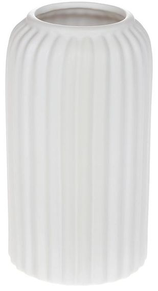 Декоративна ваза Unica фарфору d=9x17см white