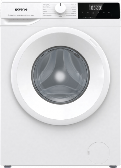 Пральна машина GORENJE WNHPI60SCSIR 6 кг/1000об/Інвентор + БАК