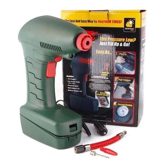 Компресор для коліс машини Air Compressor Dragon, Компресорний насос, Компресор 12 вольт HI-59 | Зображення 7