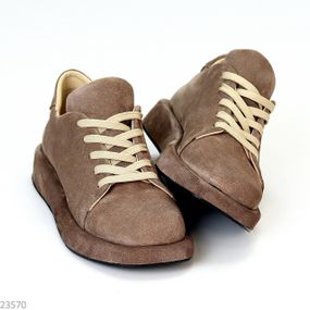 Мега стильные туфли автоледи натуральная замша цвет визон 38