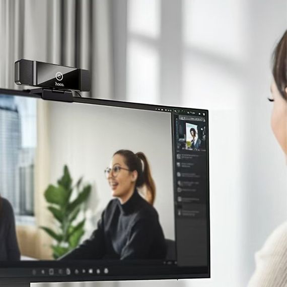 Веб-камера Hoco D100 Black | Зображення 3