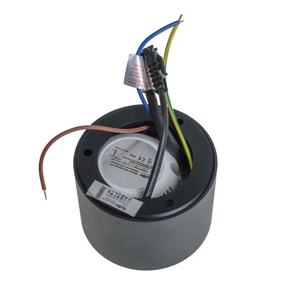 Светильник потолочный накладной в ванную LED FLF-83 5W WW BK | Зображення 1