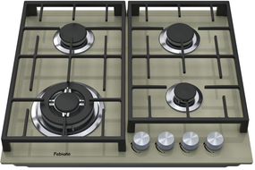 Варильна поверхня газова Fabiano FHG 8244 VGHT Champagne Glass 8111.406.1473