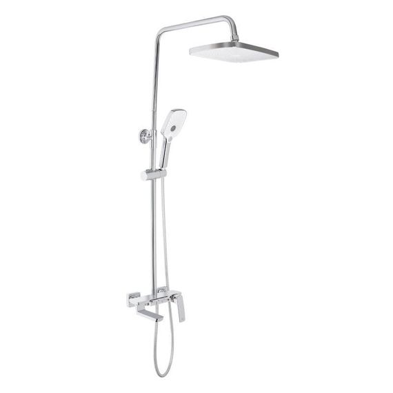 Душова система універсальна Qtap Tern на три споживача (з виливом) QTTER111CRM47591 Chrome