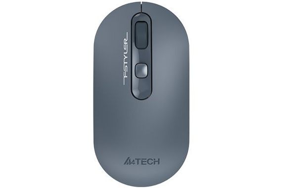 Миша бездротова A4Tech Fstyler FG20 (Ash Blue),  USB, колір попелясто-блакитний