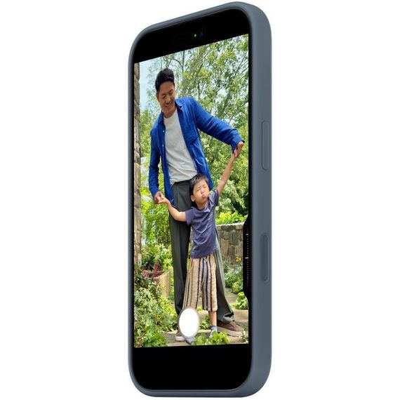 Чохол Silicone case (AAA) with Magsafe and Animation для Apple iPhone 17 Pro (6.3") Anchor Blue | Зображення 1