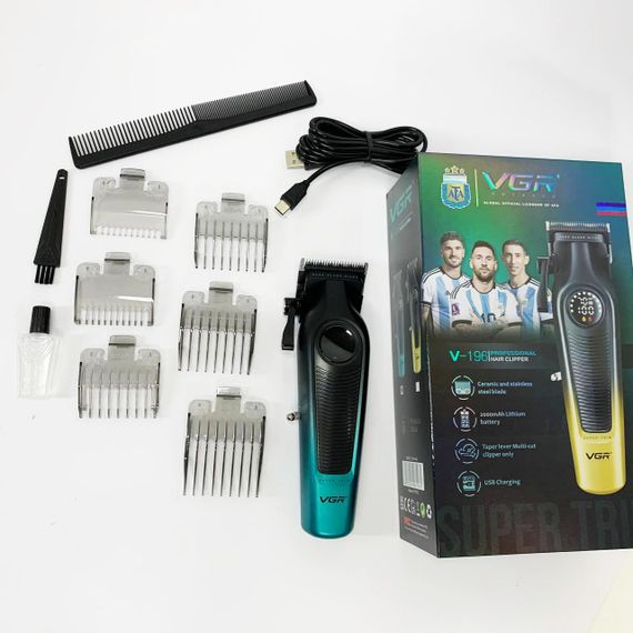 Машинка для стрижки волосся і потилиці, Відмінна машинка для стрижки волосся, Тример бездротовий HU-87 | Зображення 9