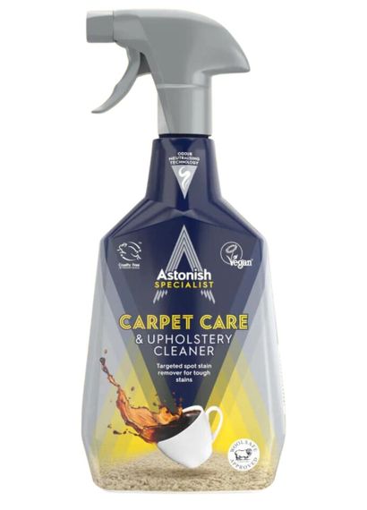 Спеціальний плямовивідник для килимів та текстильних поверхонь Astonish Carpet Care&Upholstery Cleaner 750 мл