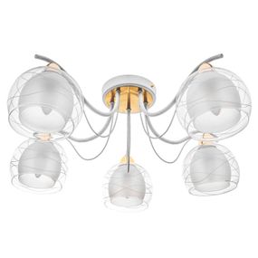 Люстра потолочная в спальню E27 60W WH (LK-629C/5)