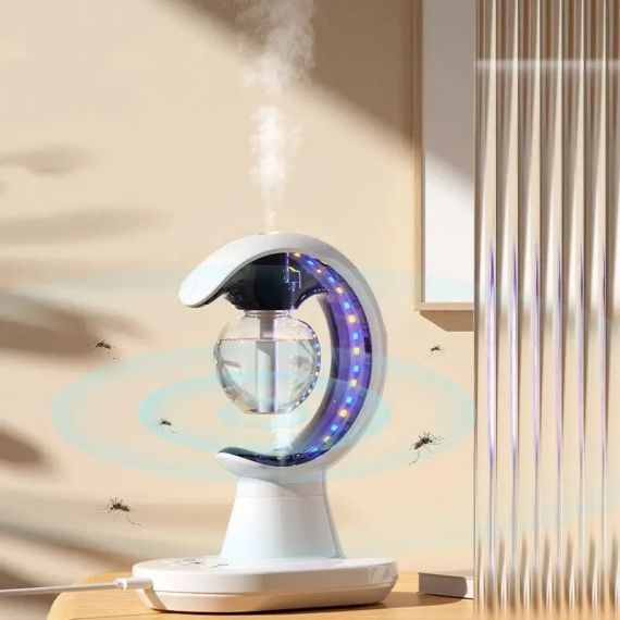 Зволожувач повітря з ловицею від комарів 3в1 Humidifier Mosquito Trap москітна лампа з підсвіткою ONL | Зображення 6