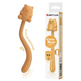 Вібратор CUTE BEAR, Flirting Stick, 7 vibration functions, Magnetic USB charging Sex Aura