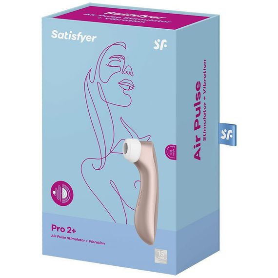 ВІБРАТОР Жіночий вакуумний стимулятор Satisfyer pro 2 | Зображення 1