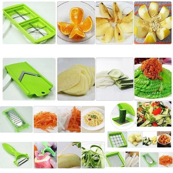 Мультирізка - овочерізка Nicer Dicer Найсер-Дайсер ∙ 11 видів нарізки | Зображення 2