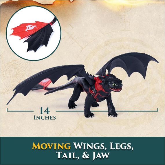 Игровой набор Dreamworks Dragons Как приручить дракона Дракон Беззубик и всадник Иккинг | Зображення 3