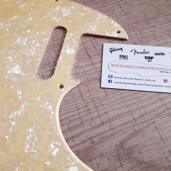Пикгард для электрогитары Fender Telecaster TL China золотистый ПЕРЛАМУТРОВЫЙ | Зображення 2