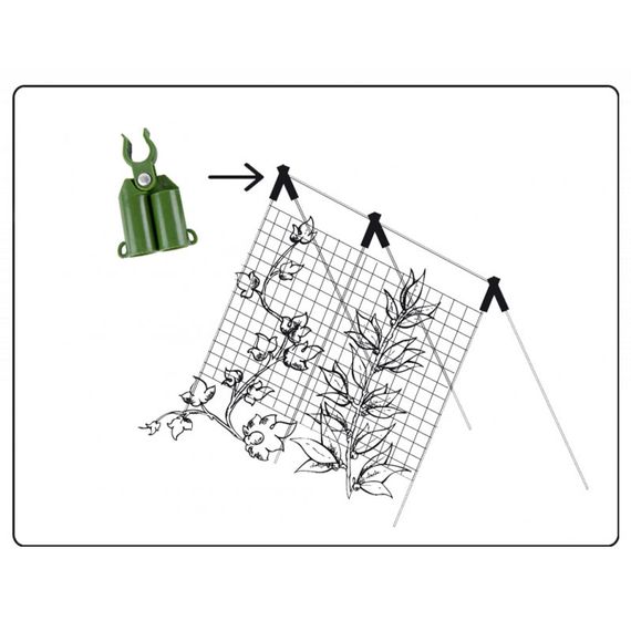 З'єднувач Bradas кутовий регульований для садових опор 16 мм 4 шт TYLS16/4 | Зображення 2