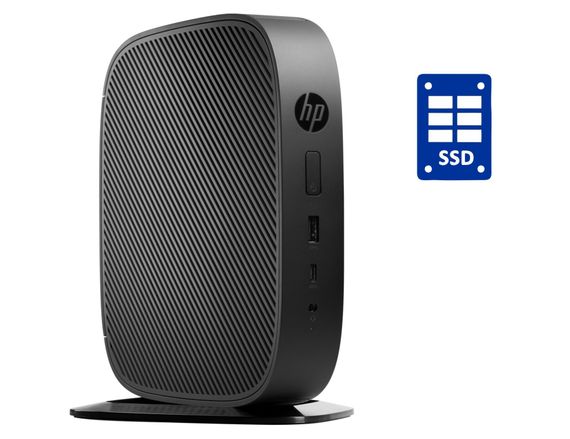 Неттоп HP Thin Client t530 USFF / AMD GX-212JJ (2 ядра по 1.2 - 1.6 GHz) / 4 GB DDR4 / 32 GB SSD / AMD Radeon R1E Graphics / Win 10 б/у