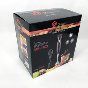 Ручной погружной блендер DOMOTEC MS-5103, Маленький блендер, Блендер AM-217 погружной нержавеющая