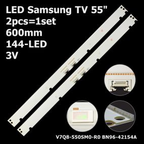 LED підсвітка Samsung TV 55" inch 600mm 144-led 3V V7Q8-550SM0-R0 BN96-42154A BN96-42155A 2шт.