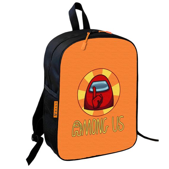Рюкзак шкільний дитячий 36х27см Амонг Ас/Among Us з принтом для хлопчика (00656)