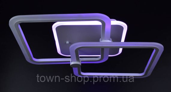 Люстра потолочная LED с пультом A2503/2-RGB-wh Белый 10х41х63 см. | Зображення 7