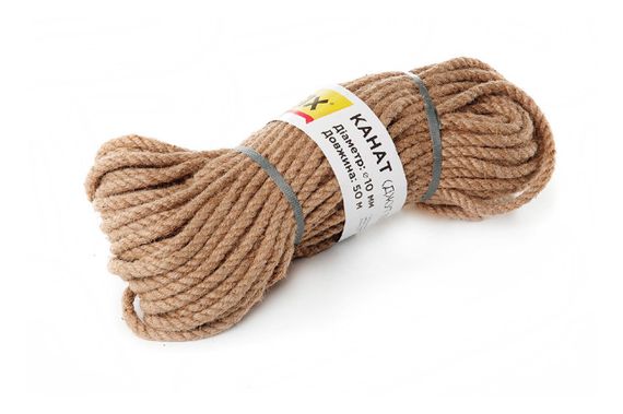 Канат (джут 100%) 16 мм 50 м UNIFIX 6995681 | Зображення 1