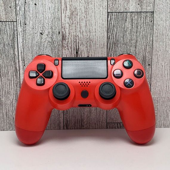 Джойстик DOUBLESHOCK для PS 4, бездротовий ігровий геймпад PS4/PC акумуляторний джойстик. Колір: червоний TD-23 | Зображення 1