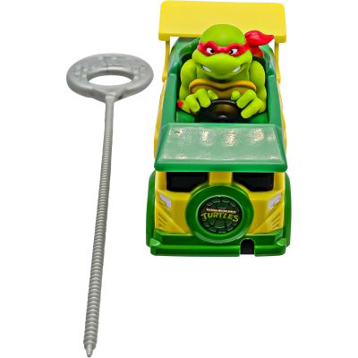 Ігровий набір Funrise TMNT Черепашки-ніндзя класичні Гонщик з лаунчером Рафаель (71020) | Зображення 1