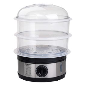 Пароварка електрична Sokany SK-07018 трирівнева 11 літрів